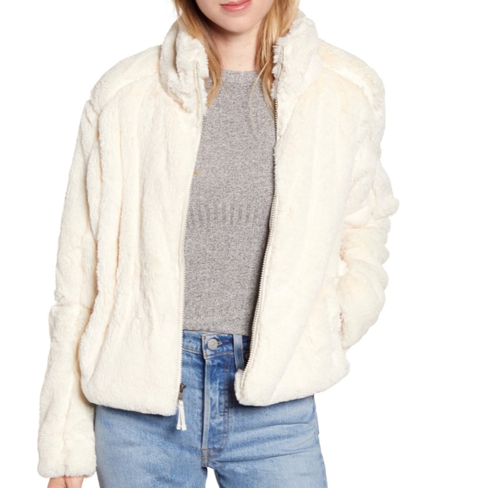 Patagonia Lunar Frost Faux Fur Jacket
